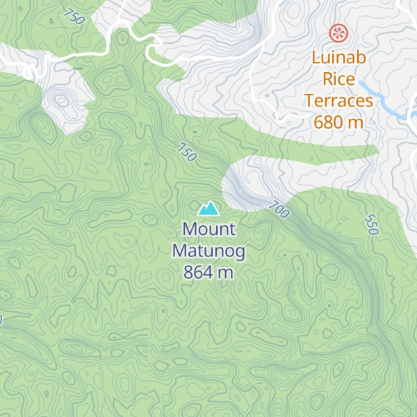 Map of Mount Matunog