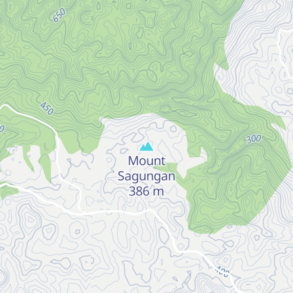 Map of Mount Sagungan