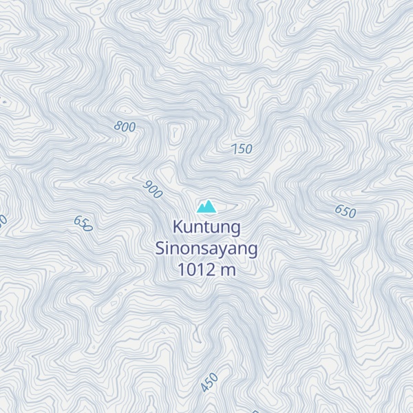 Map of Kuntung Sinonsayang
