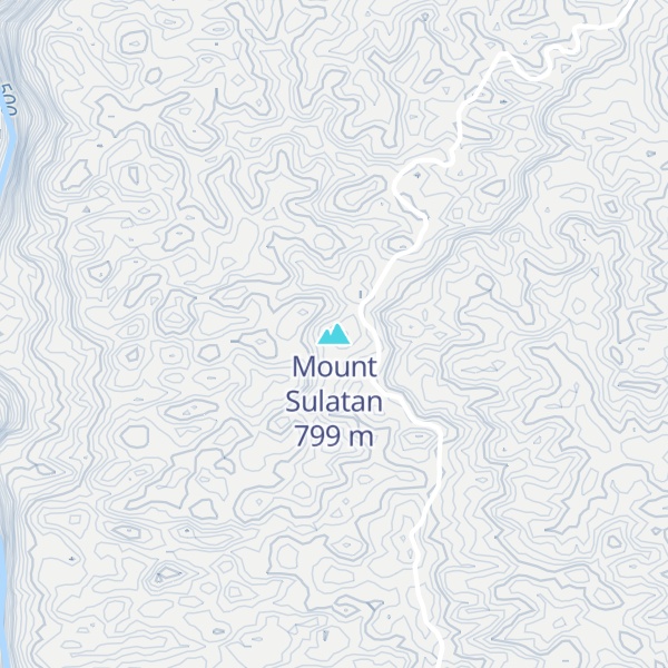 Map of Mount Sulatan