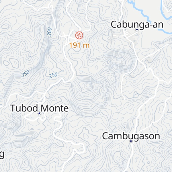 Map of Mount Palingkod