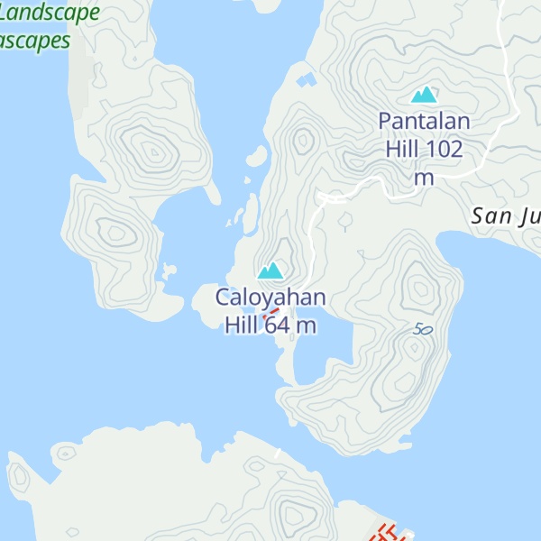 Map of Caloyahan Hill