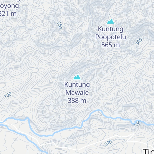 Map of Kuntung Mawale