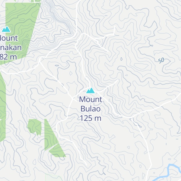 Map of Mount Bulao