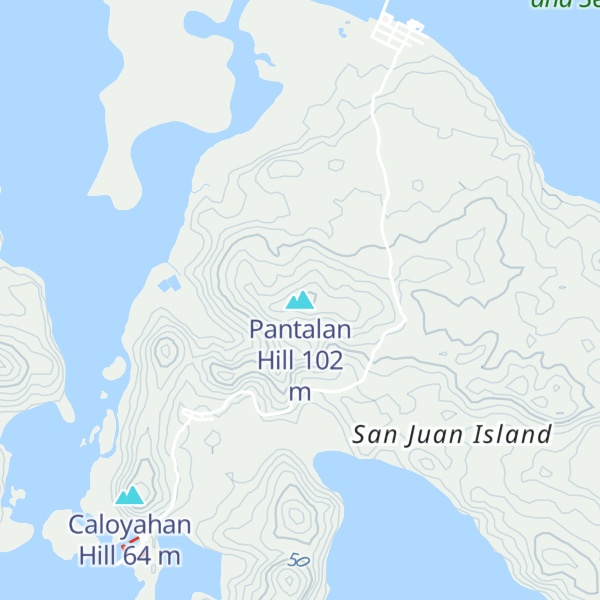 Map of Pantalan Hill