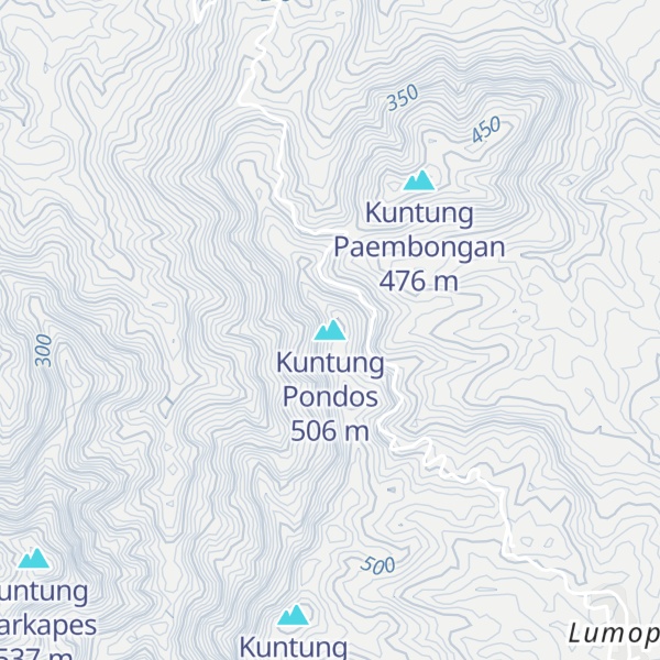 Map of Kuntung Pondos
