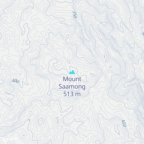 Map of Mount Saamong