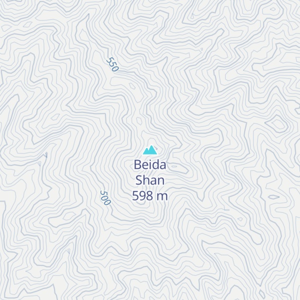 Map of Beida Shan
