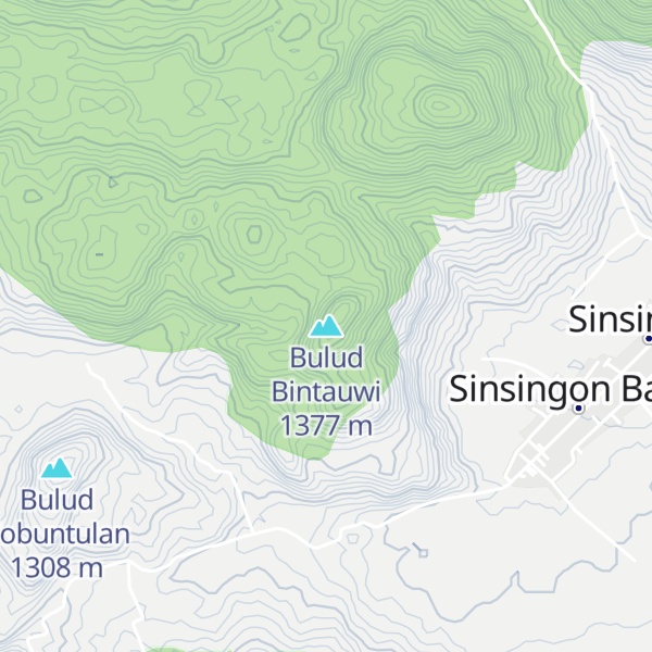 Map of Bulud Bintauwi