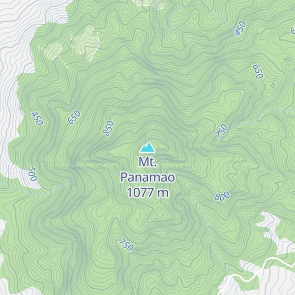 Map of Mt. Panamao