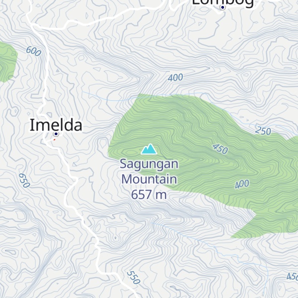 Map of Sagungan Mountain