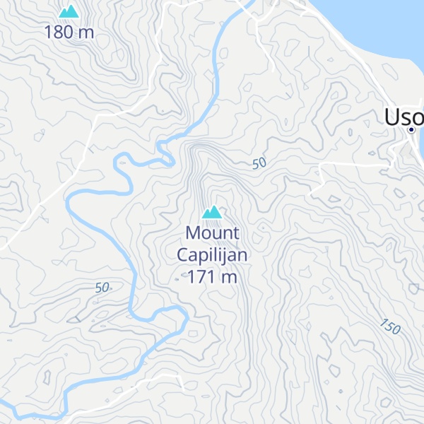 Map of Mount Capilijan