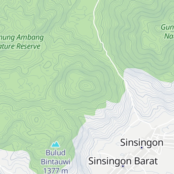 Map of Bulud Sinsingon