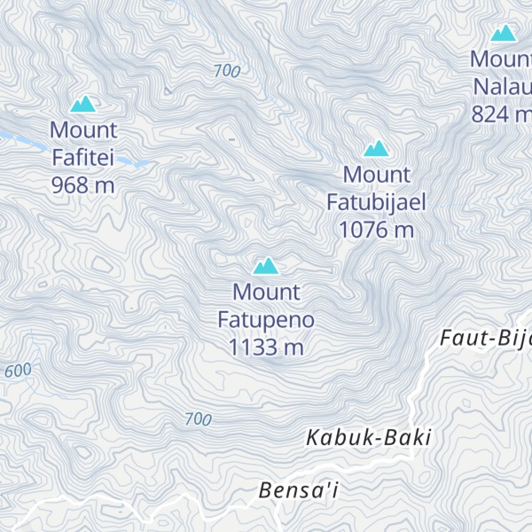 Map of Mount Fatupeno