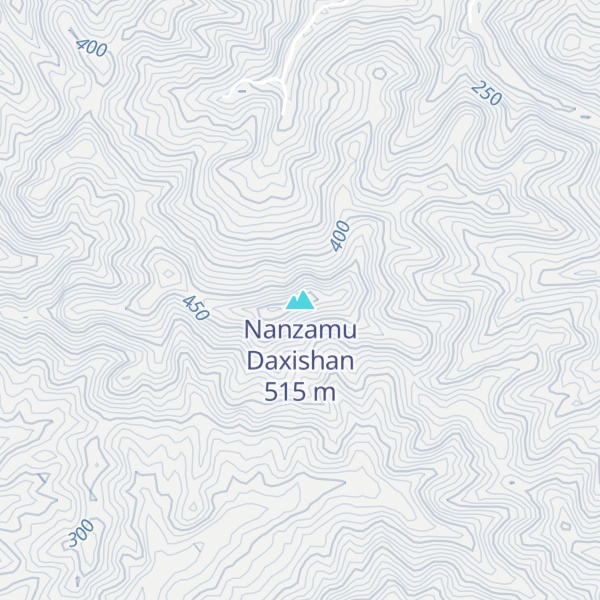 Map of Nanzamu Daxishan