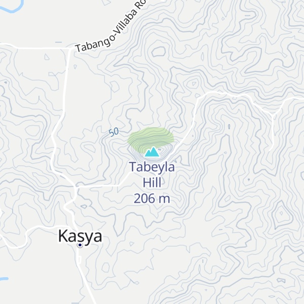 Map of Tabeyla Hill