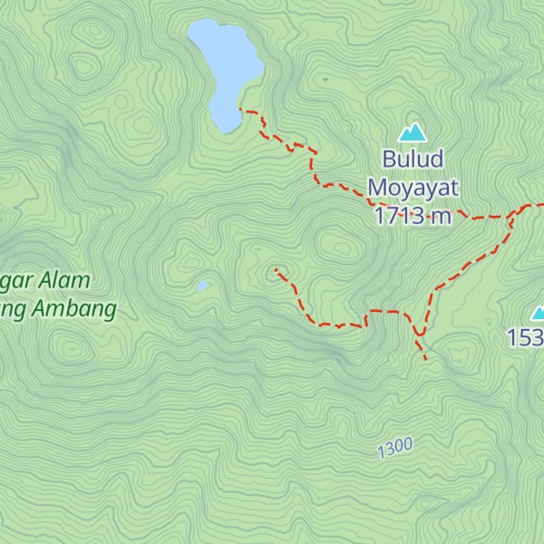 Map of Gunung Ambang