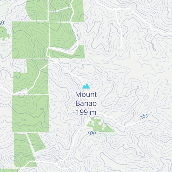 Map of Mount Banao