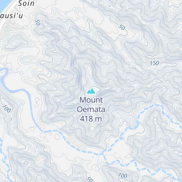 Map of Mount Oemata
