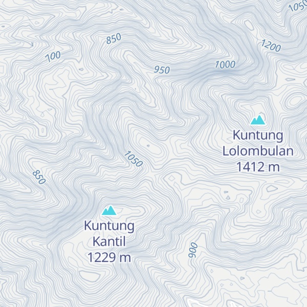 Map of Kuntung Rinciwulan