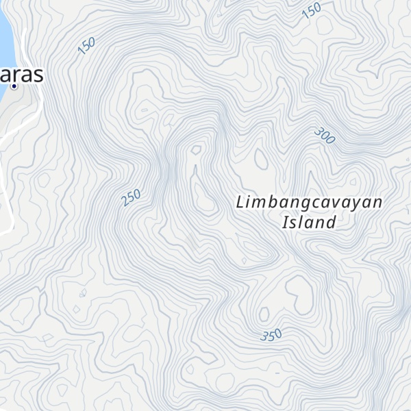 Map of Mount Santo Niño