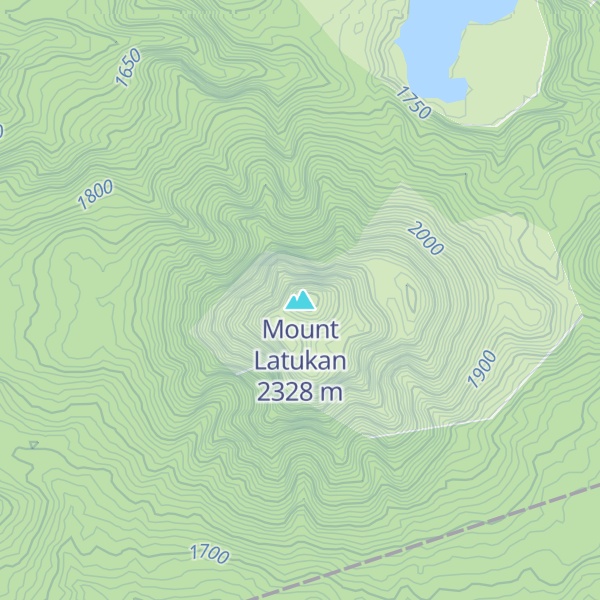Map of Mount Latukan