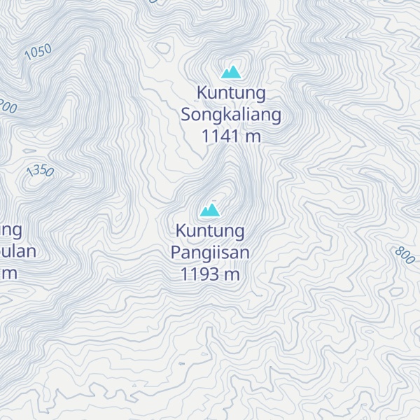 Map of Kuntung Pangiisan