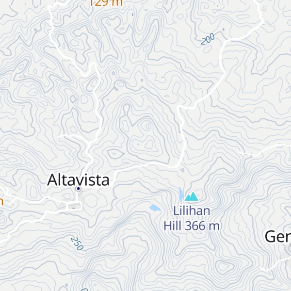 Map of Mount Three Peaks