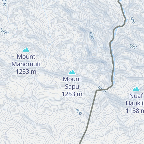 Map of Mount Sapu