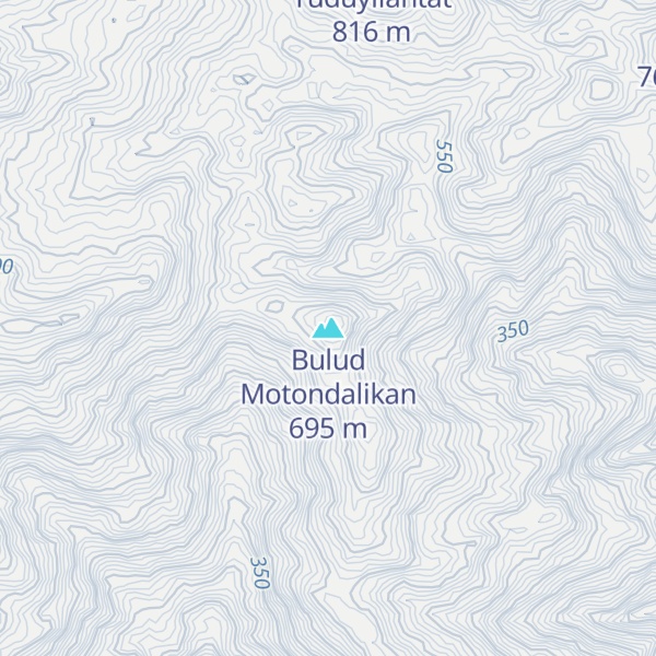 Map of Bulud Motondalikan