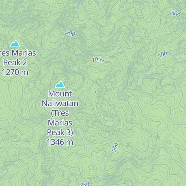 Map of Mount Yusan