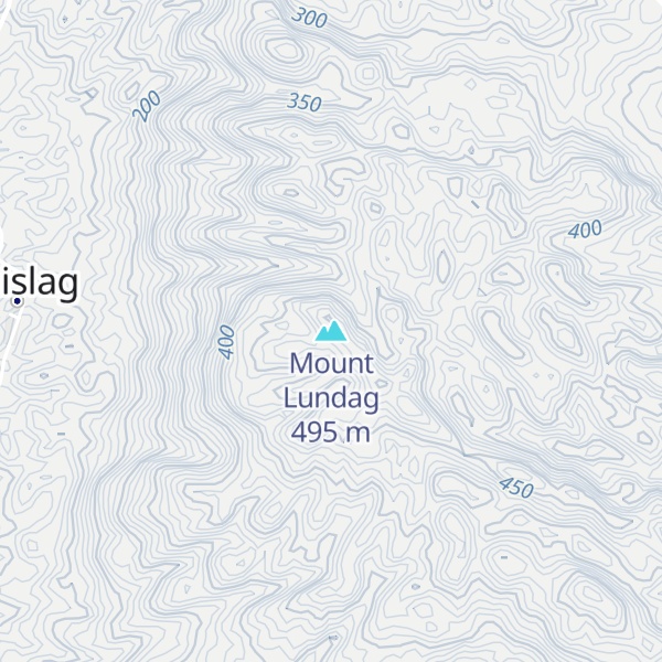 Map of Mount Lundag