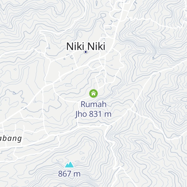 Map of Rumah Jho
