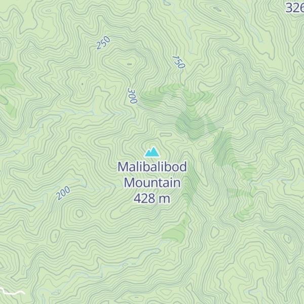 Map of Malibalibod Mountain