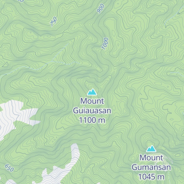 Map of Mount Guiauasan