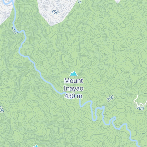 Map of Mount Inayao