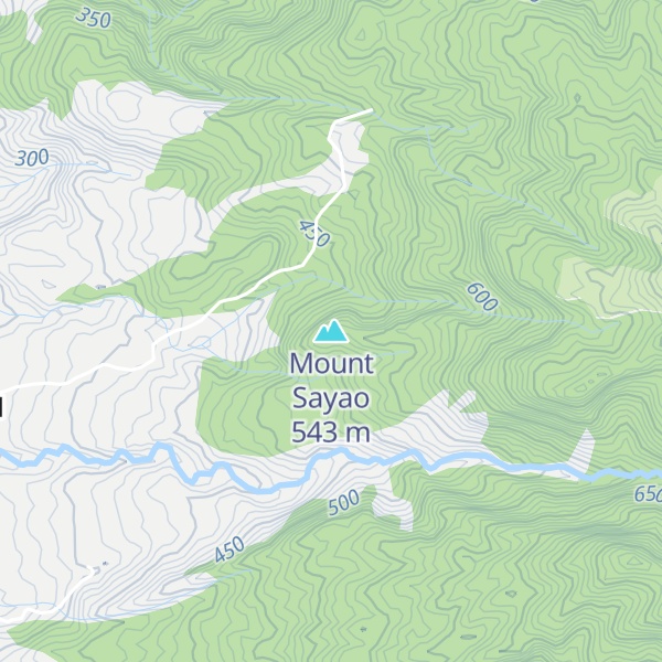 Map of Mount Sayao