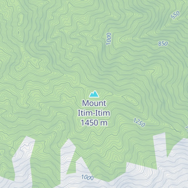 Map of Mount Itim-Itim