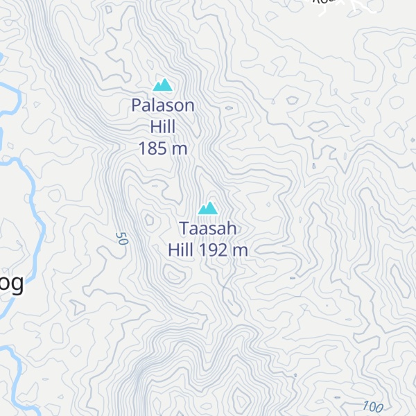 Map of Taasah Hill