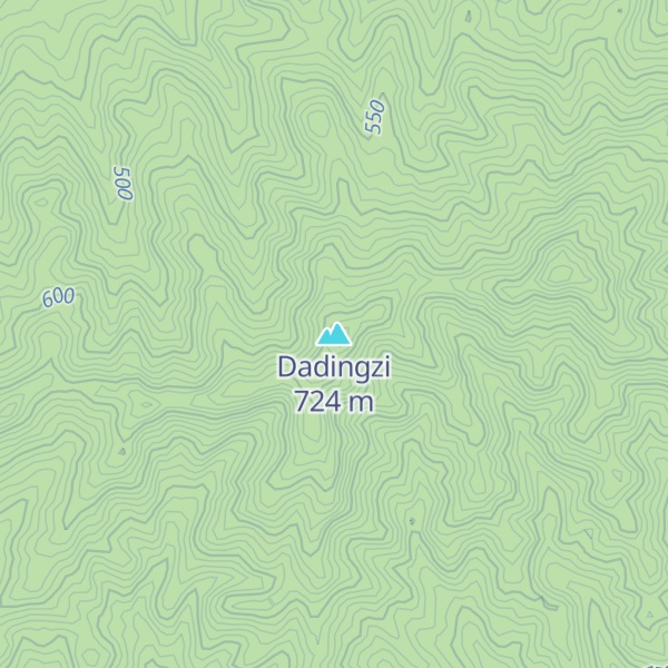 Map of Dadingzi