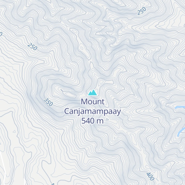 Map of Mount Canjamampaay