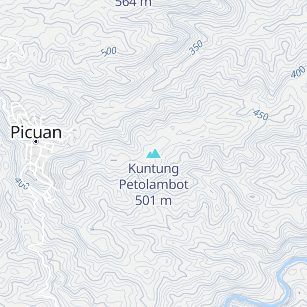 Map of Kuntung Petolambot