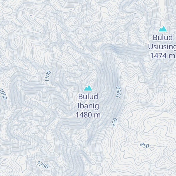 Map of Bulud Ibanig