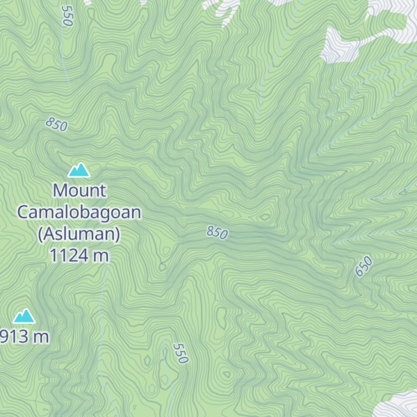 Map of Mount Camalobagoan