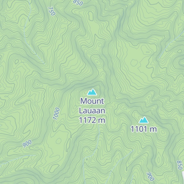 Map of Mount Lauaan