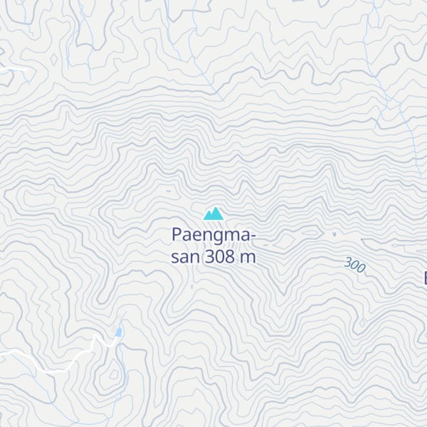 Map of Paengma-san