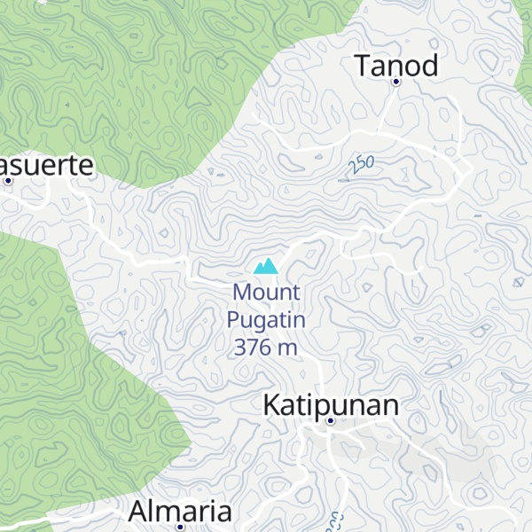 Map of Mount Pugatin
