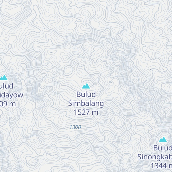 Map of Bulud Simbalang