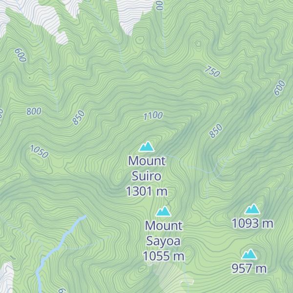 Map of Mount Suiro