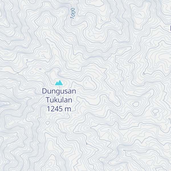 Map of Gunung Mutu